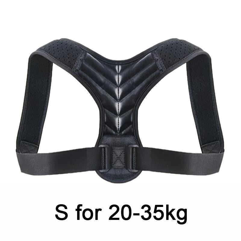 Universal Back Support Brace for Improved Posture, Adjustable Body Shaping Belt for Men and Women, Breathable and Professional Quality