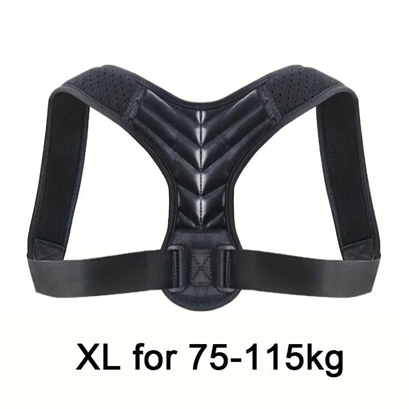 Universal Back Support Brace for Improved Posture, Adjustable Body Shaping Belt for Men and Women, Breathable and Professional Quality